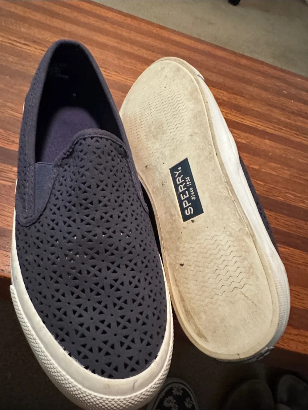 Women’s slip on Sperry shoes